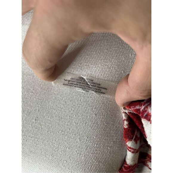 Onque Casual Blue & Red Summer Vibes Short Sleeve Tee Top Size PM - Picture 6 of 6